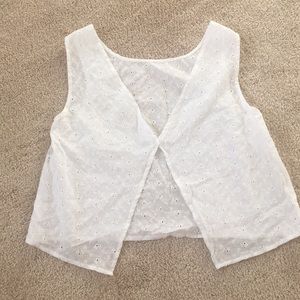 Open front brandy Melville top